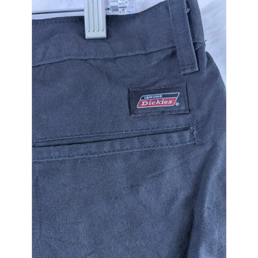 Dickies Navy Blue Chino Mens 36x28 Casual Workwear‎ Pants Straight Relaxed Fit